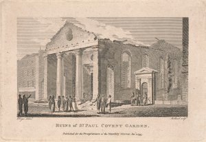 Rovine di St. Paul Covent Garden da Thomas Medland