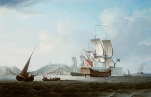 Un due ponti e altre navi al largo di Dover