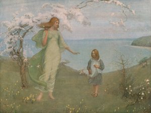 Una visione di primavera, 1901, c1930 da Thomas Millie Dow