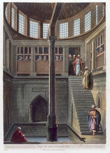 Vista del nilometro, Il Cairo, Egitto, 1802 da Thomas Milton