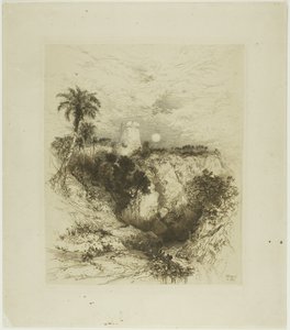 Una torre di Cortez da Thomas Moran