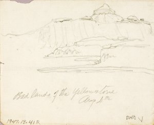 Terre cattive dello Yellowstone da Thomas Moran