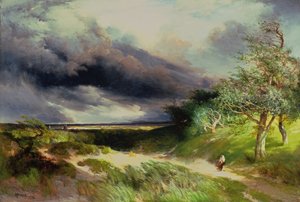 East Hampton, Long Island, dune di sabbia da Thomas Moran