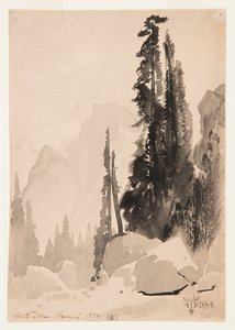 Half Dome, Yosemite da Thomas Moran
