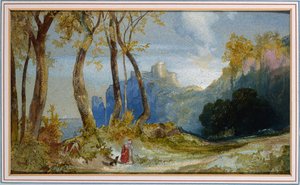 Nelle colline da Thomas Moran
