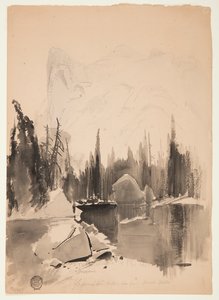 Lago Mirror, Yosemite da Thomas Moran