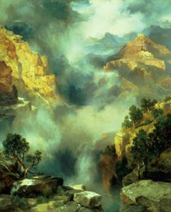 Nebbia nel canyon, 1914 da Thomas Moran