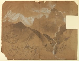 Vicino al Passo di Faido, Italia da Thomas Moran