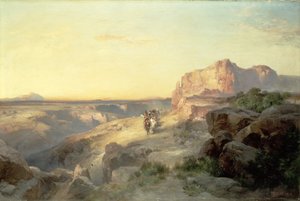 Sentiero della roccia rossa, Sud Utah da Thomas Moran