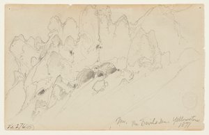 La tana del diavolo, Yellowstone da Thomas Moran