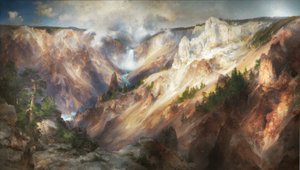Il Grand Canyon dello Yellowstone da Thomas Moran