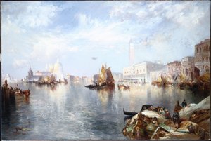 Canale Grande di Venezia, 1889 da Thomas Moran