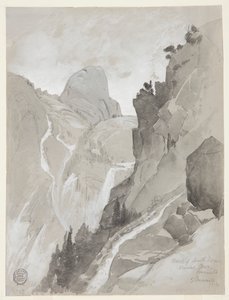 Cascate Vernal, Yosemite da Thomas Moran