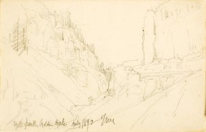 Parco di Yellowstone, Golden Gate da Thomas Moran