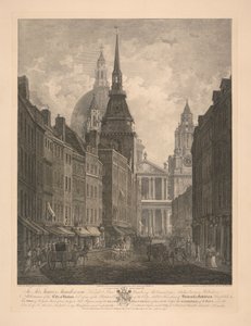 Vista parziale della facciata ovest di St. Pauls da Thomas Morris