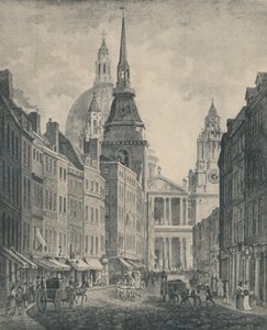 Shopping in Ludgate Street, 1795, 1920 da Thomas Morris