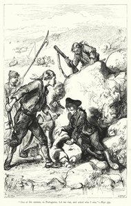 Illustrazione per I viaggi di Gulliver di Jonathan Swift da Thomas Morten