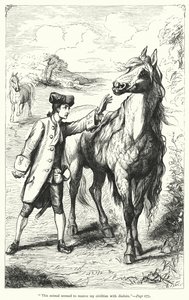 Illustrazione per I viaggi di Gulliver di Jonathan Swift da Thomas Morten