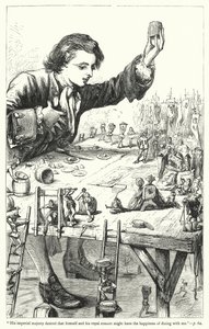 Illustrazione per I viaggi di Gulliver di Jonathan Swift