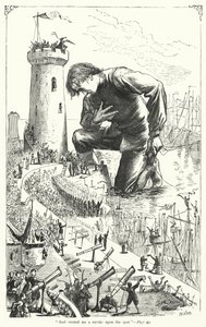 Illustrazione per I viaggi di Gulliver di Jonathan Swift (incisione)