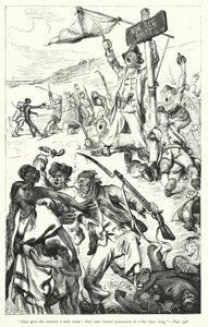 Illustrazione per I viaggi di Gulliver di Jonathan Swift da Thomas Morten