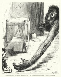 Illustrazione per I viaggi di Gulliver di Jonathan Swift da Thomas Morten