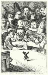 Illustrazione per I viaggi di Gulliver di Jonathan Swift da Thomas Morten
