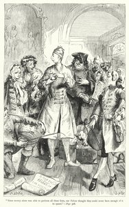 Illustrazione per I Viaggi di Gulliver di Jonathan Swift da Thomas Morten