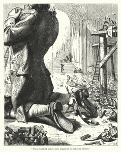 Illustrazione per I Viaggi di Gulliver di Jonathan Swift da Thomas Morten
