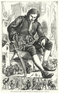 Illustrazione per I Viaggi di Gulliver di Jonathan Swift da Thomas Morten