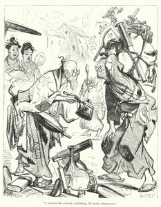 Illustrazione per I Viaggi di Gulliver di Jonathan Swift da Thomas Morten