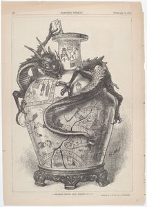 Un disegno diplomatico (cinese) presentato agli Stati Uniti da Thomas Nast