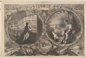 Vigilia di Natale, da Harpers Weekly da Thomas Nast