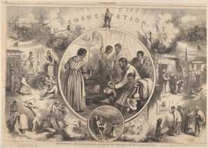 Emancipazione dei neri: il passato e il futuro da Thomas Nast