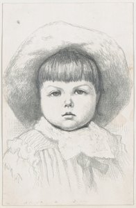 Ritratto di un bambino Cyril Nast, dopo 1879 da Thomas Nast