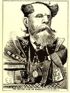 Il leone britannico in America, 1867-68 da Thomas Nast