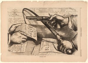 Tilden o Blood Compromise - Proprio così! da Thomas Nast