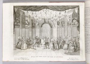"Vi rende casti e puri nelle mani del vostro sposo", illustrazione da "Le nozze di Figaro" di Pierre Augustin Caron de Beaumarchais da Thomas Naudet