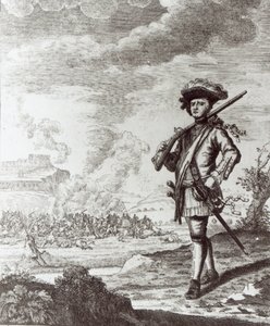 Capitano Henry Morgan al sacco di Panama nel 1671, c.1734 da Thomas Nicholls