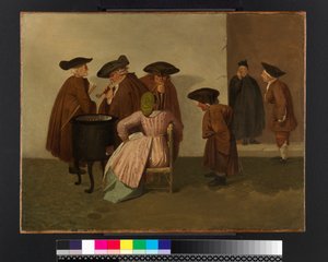 Interno di una caffetteria italiana, c.1747-55