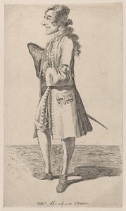 Oratore Macklin, 1750-80 da Thomas Patch