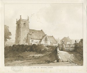 Chiesa di Bucknall da Thomas Peploe Wood