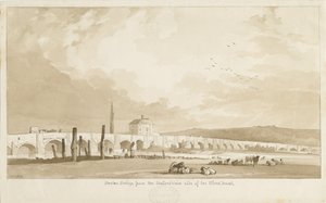 Burton-upon-Trent - Ponte e Città da Thomas Peploe Wood