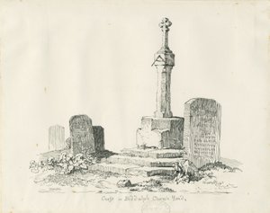 Croce nel cimitero della Chiesa di Biddulph da Thomas Peploe Wood
