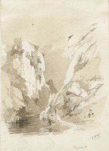 Dovedale - paesaggio da Thomas Peploe Wood