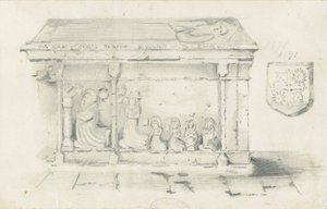Chiesa di Eccleshall - Tomba del Vescovo Bentham da Thomas Peploe Wood