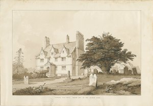 Forton Hall: disegno a lavaggio da Thomas Peploe Wood