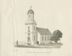 Marchington Church da Thomas Peploe Wood