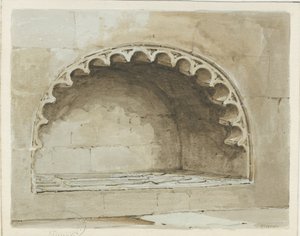 Chiesa di Penkridge - Monumento nel muro sud da Thomas Peploe Wood
