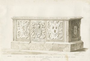 Tomba nella Chiesa di Biddulph - William Bowyer da Thomas Peploe Wood
